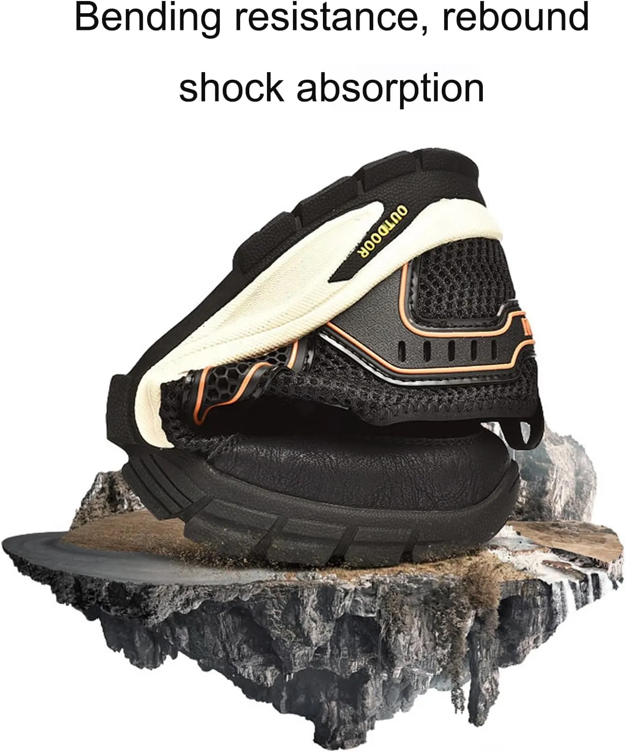 Aceptolcom Men Outdoor Quick Dry Water Hiking Shoes,Breathable Lightweight Arch Support Training Walking Shoes Trekking Shoes Trail Shoes