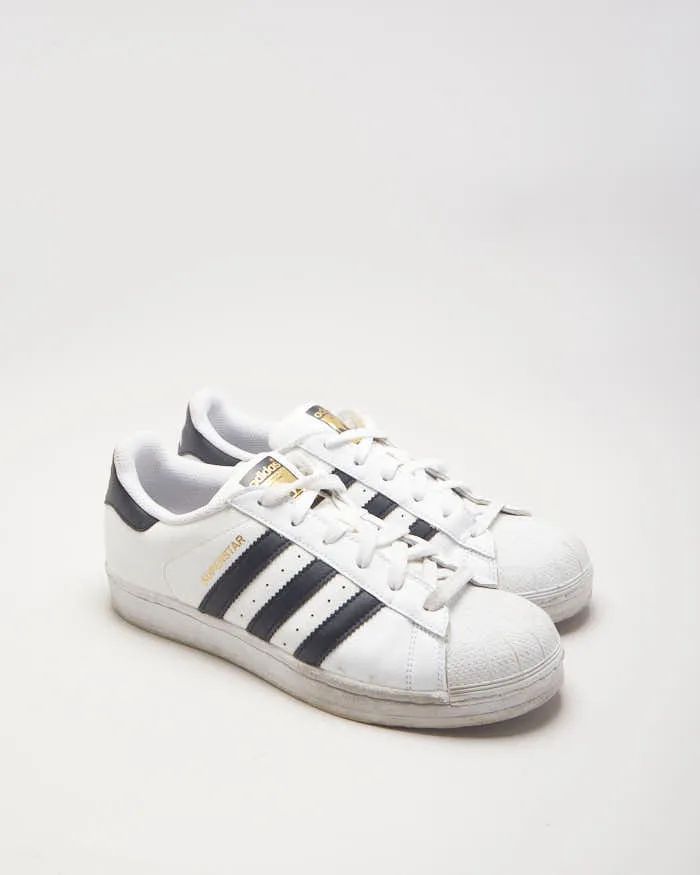 Adidas Superstar White Trainers - UK6.5
