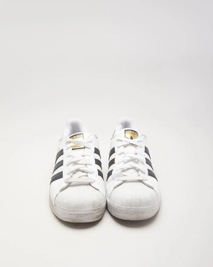 Adidas Superstar White Trainers - UK6.5
