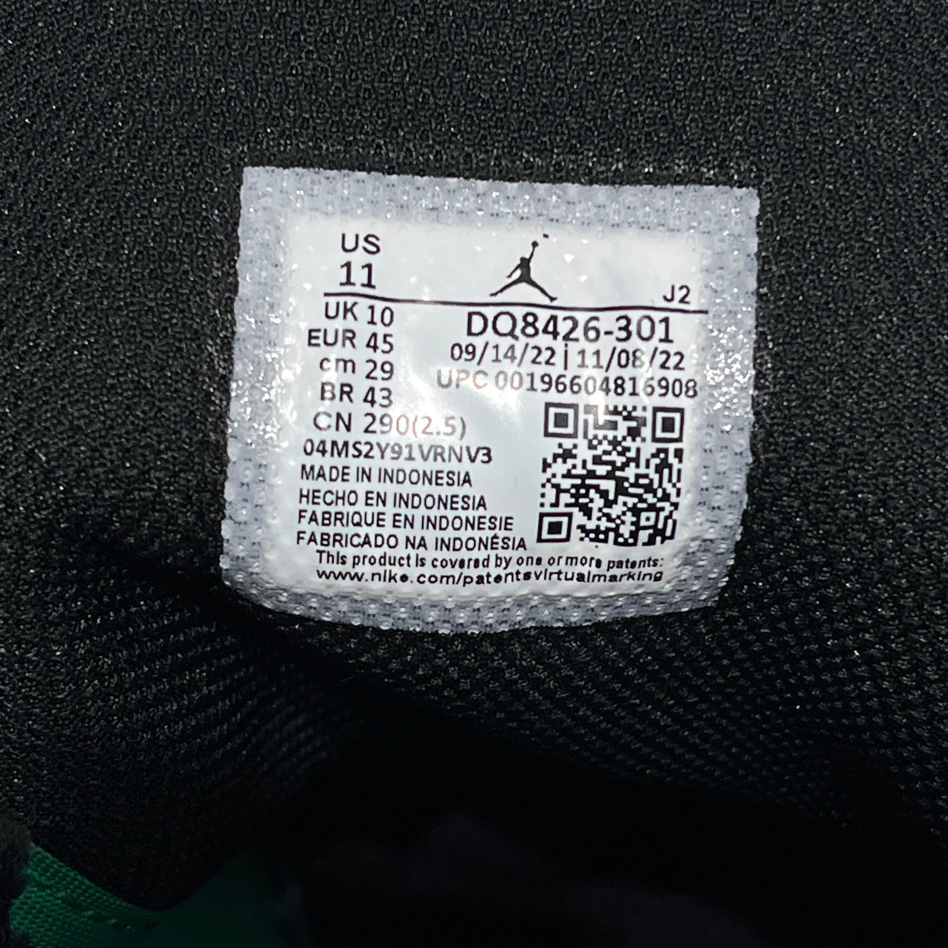 ALR JORDAN/Hi-Sneakers/US 11/Leather/GRN/