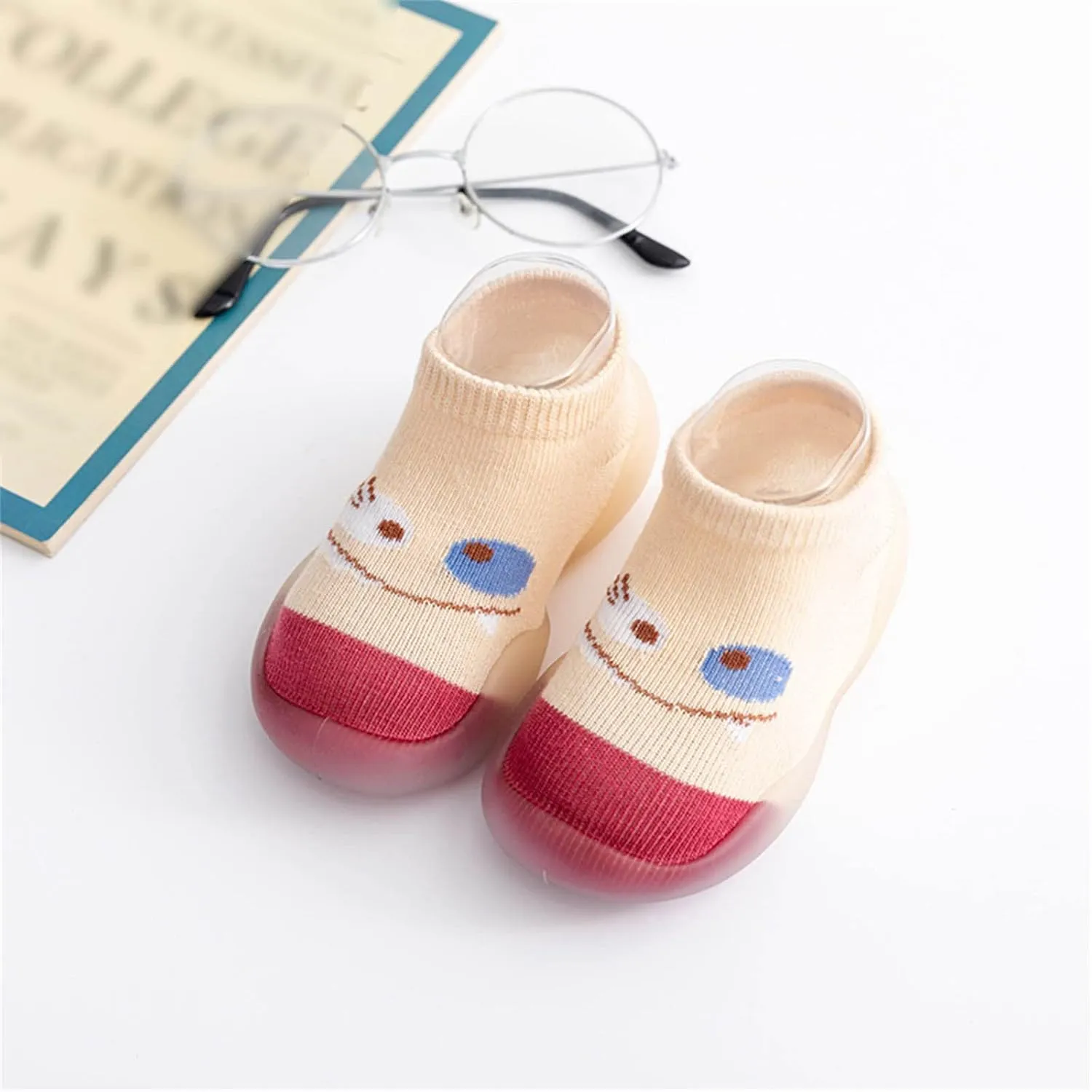 Baby Sock Shoes,Infant Boys Girls Animal Prints Cartoon Socks Shoes Mesh The Floor Socks Non Slip Prewalker Shoes