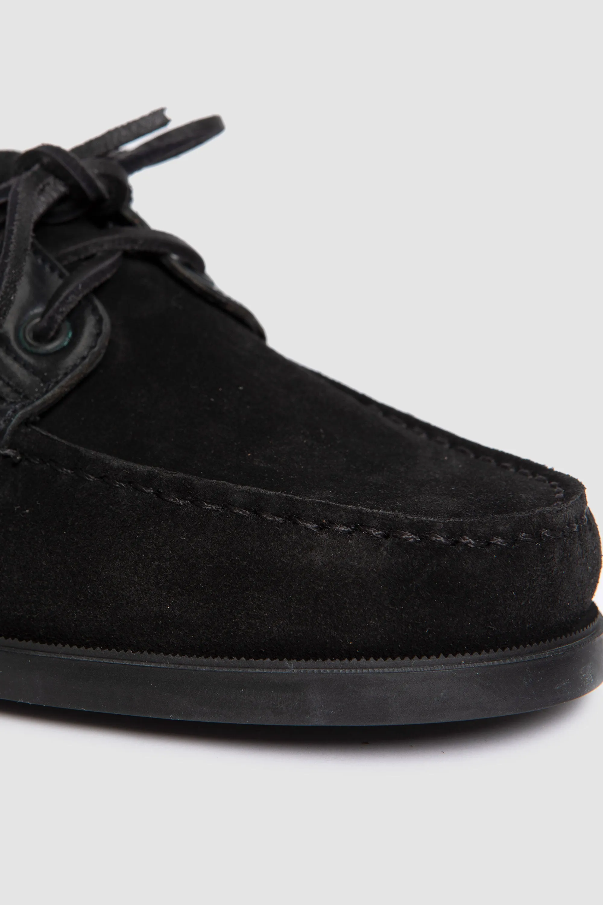 Barth Marine Noire Velours/ Cordovan Noir