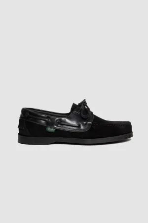 Barth Marine Noire Velours/ Cordovan Noir
