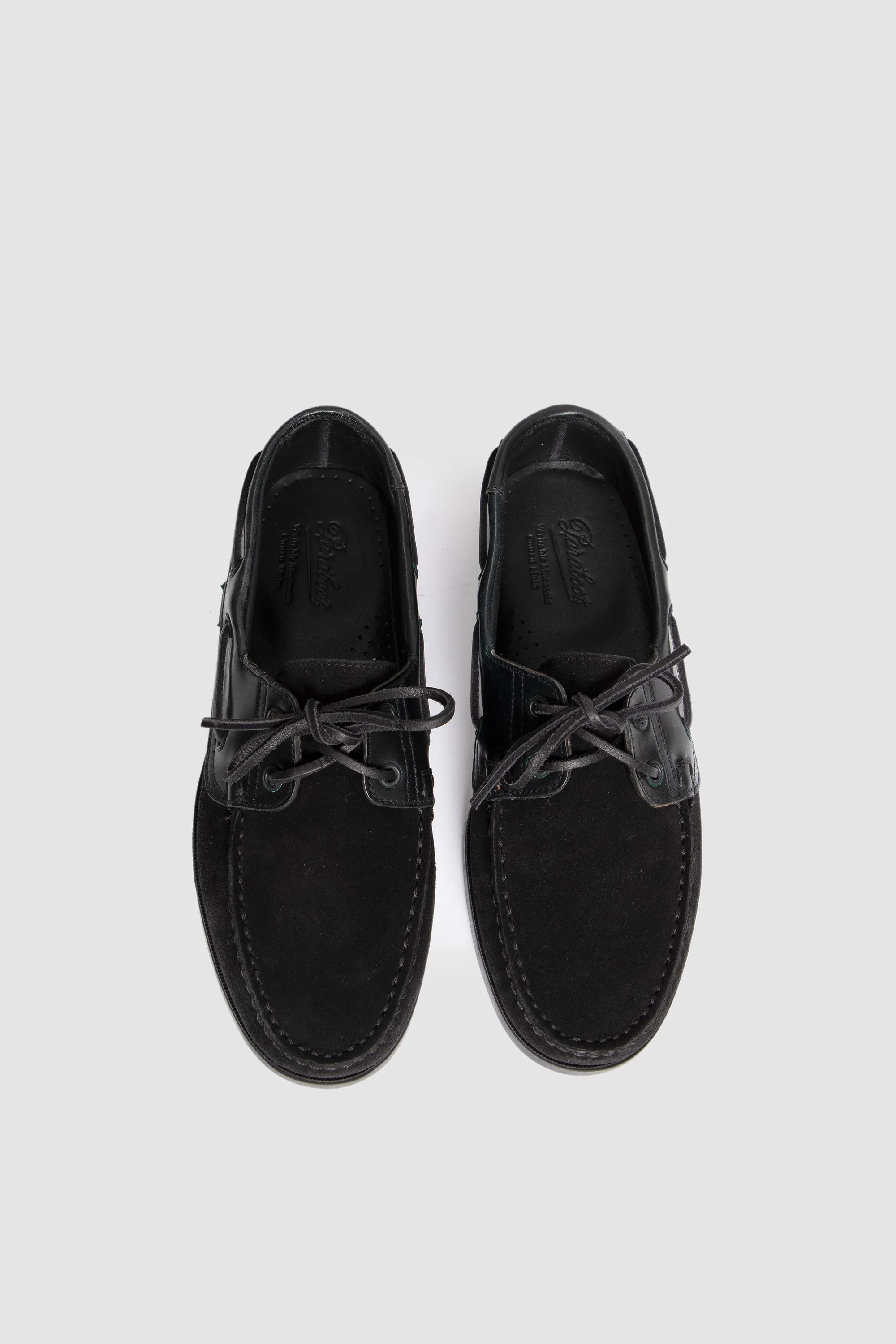 Barth Marine Noire Velours/ Cordovan Noir