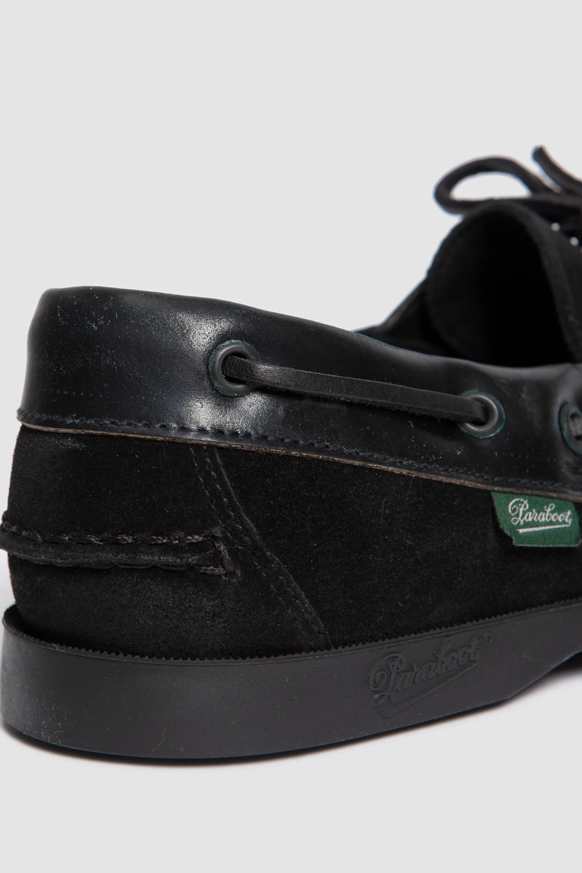 Barth Marine Noire Velours/ Cordovan Noir
