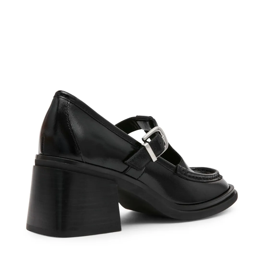 BEVERLEE BLACK LEATHER