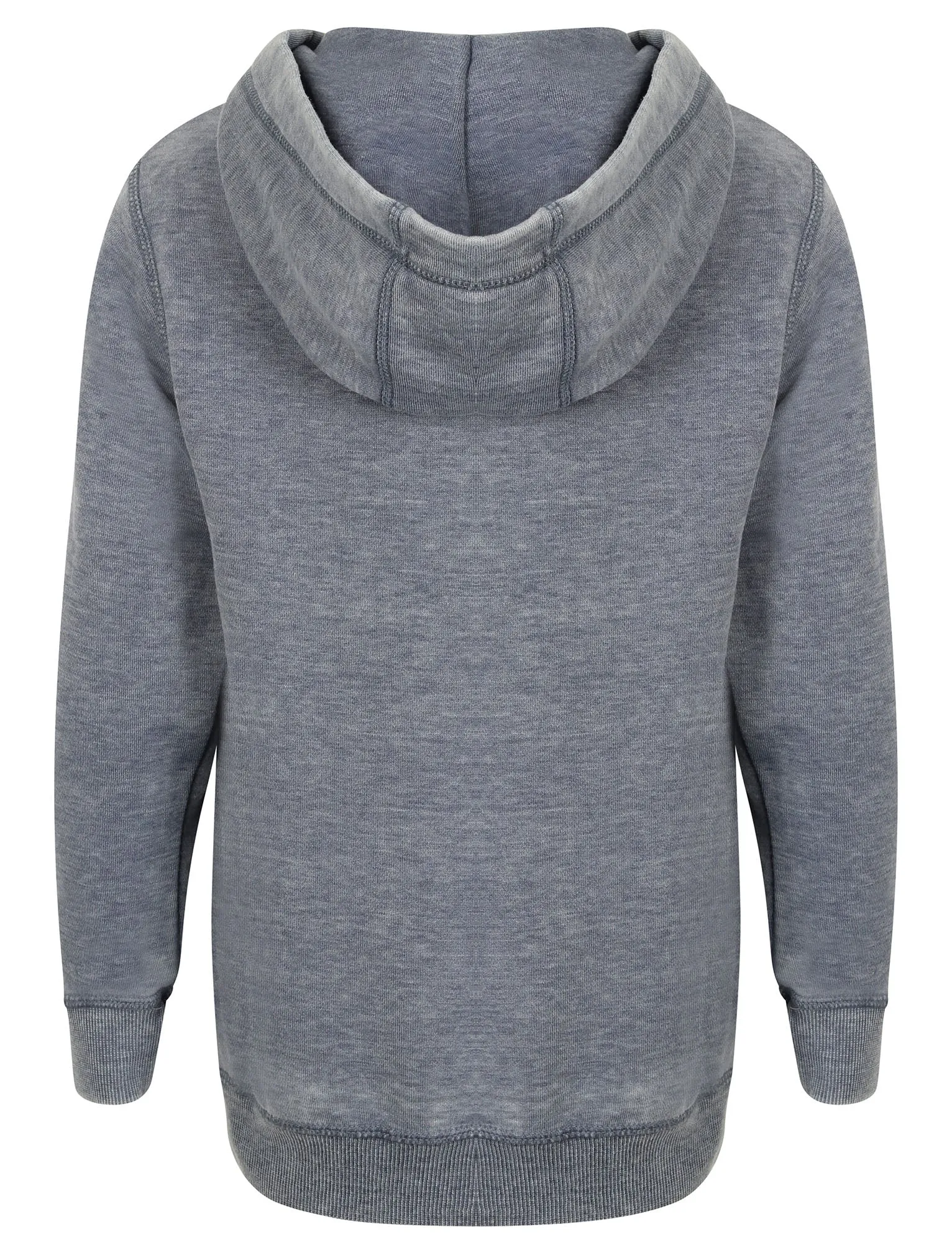 Boys K-Holden Burnout Zip Through Hoodie In Vintage Indigo - Tokyo Laundry Kids