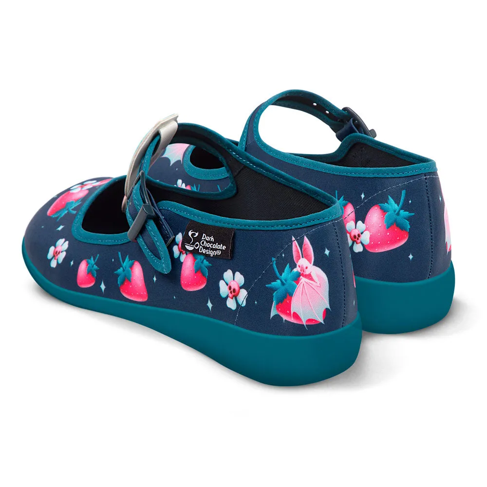 Chocolaticas® Albine Bat Women's Mary Jane Flat from Hot Chocolate Design