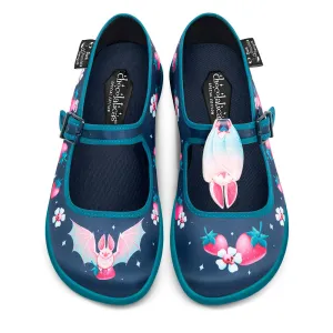 Chocolaticas® Albine Bat Women's Mary Jane Flat from Hot Chocolate Design