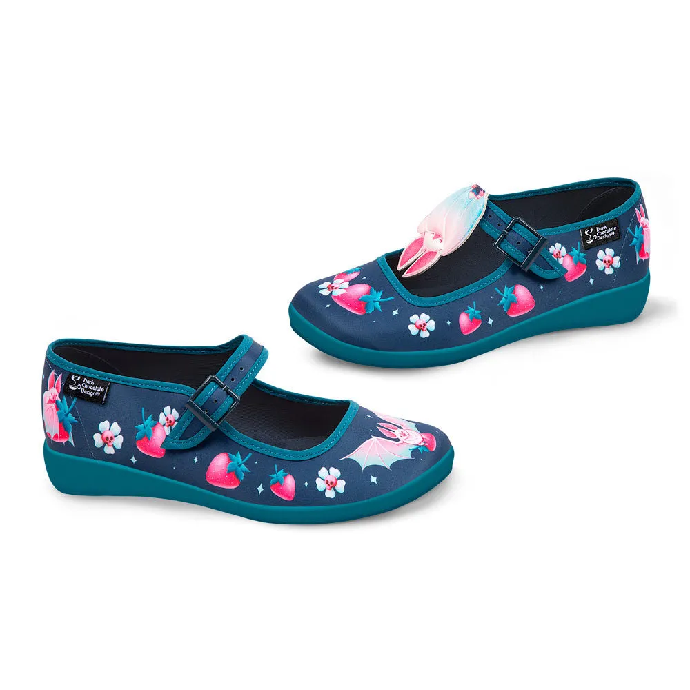 Chocolaticas® Albine Bat Women's Mary Jane Flat from Hot Chocolate Design