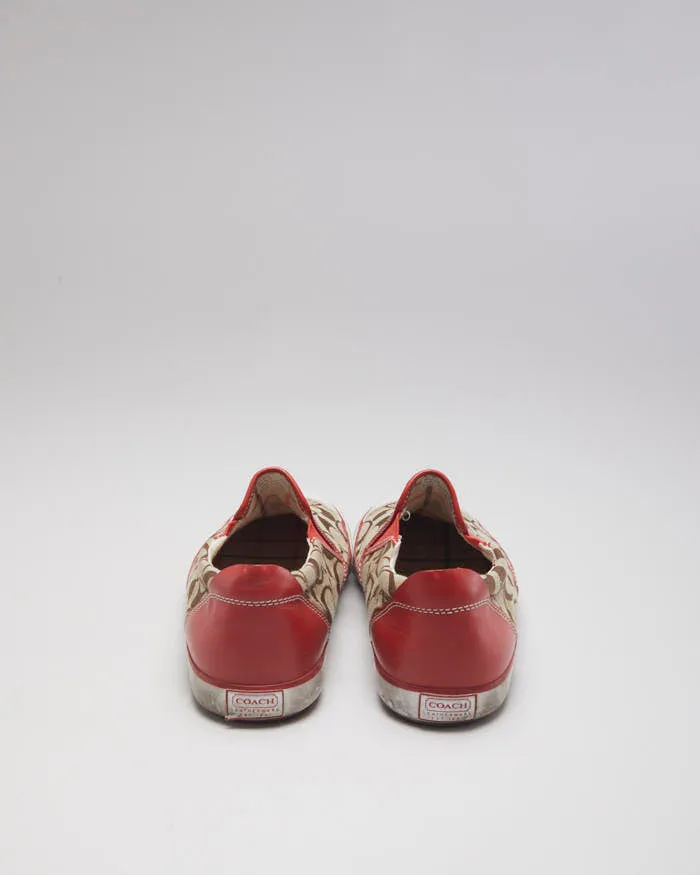 Coach Monogram Beale Slip-On Trainers - UK8