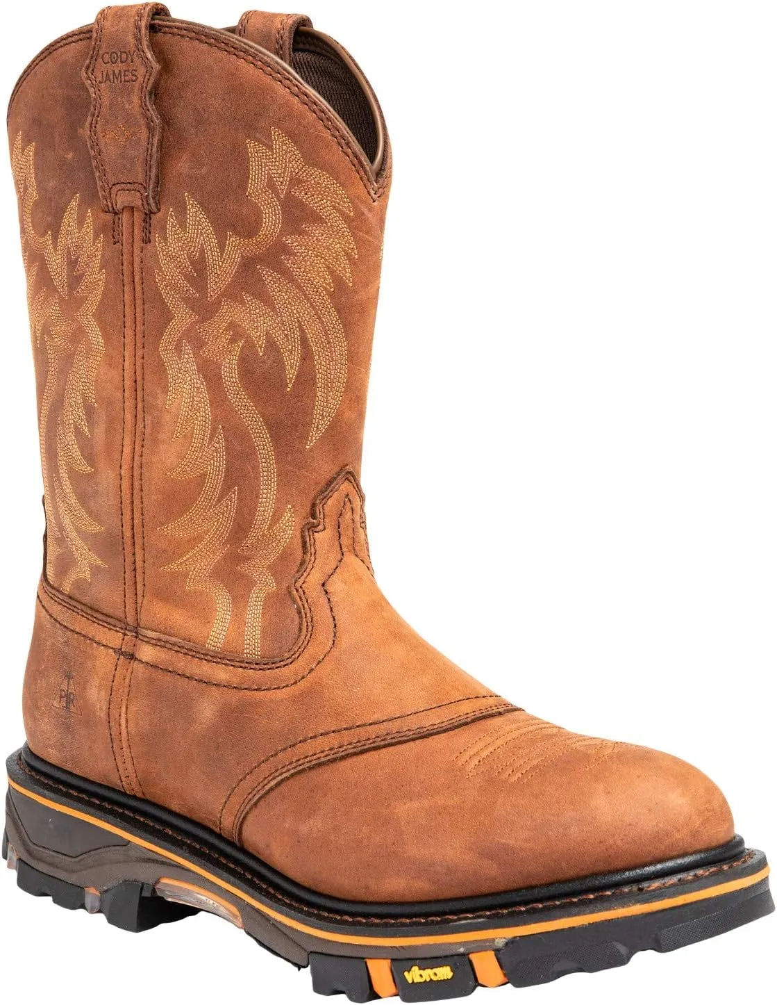 Cody James Men's 11" Decimator Western Work Boot Soft Toe - Drp-0-C