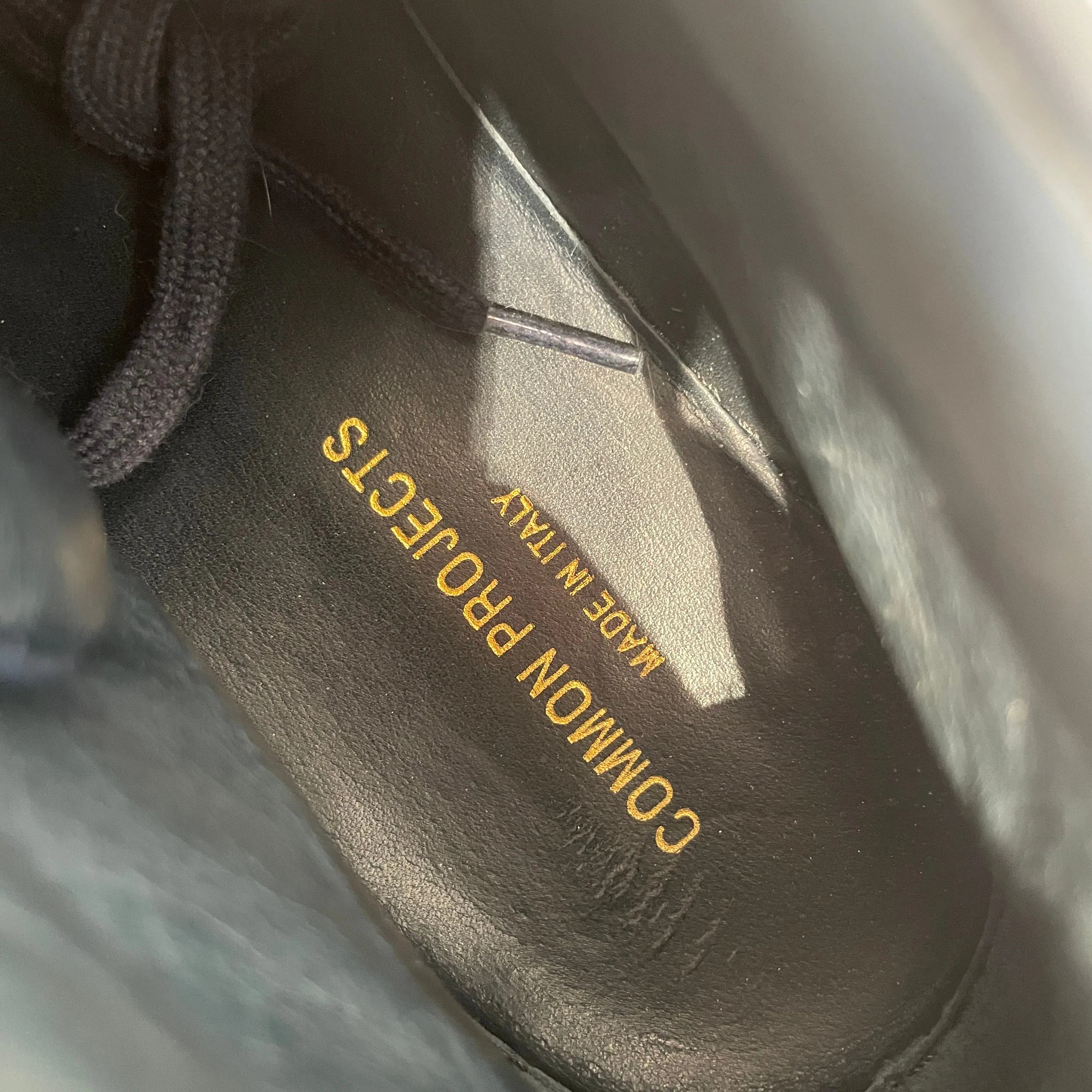 COMMON PROJECTS/Hi-Sneakers/EU 39/Leather/NVY/ACHILLES HIGH