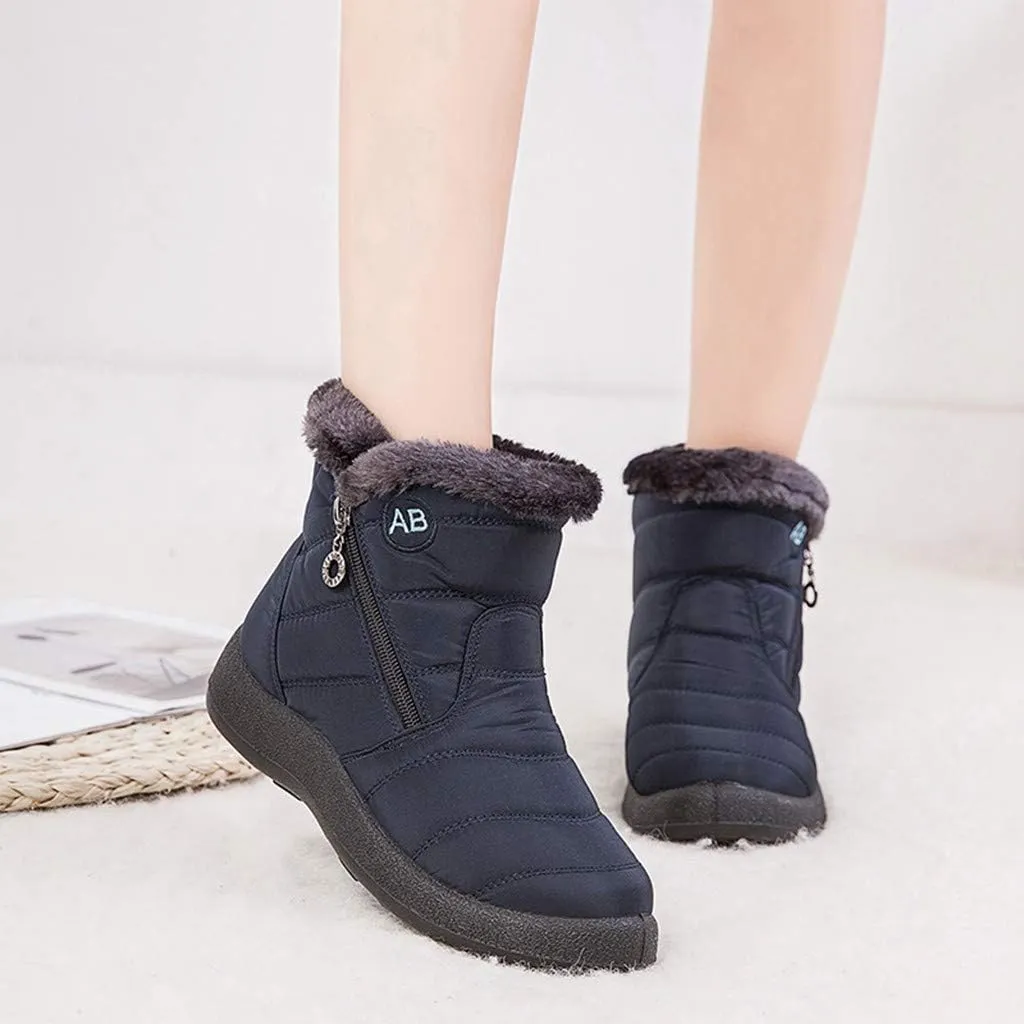 Cute Winter Boots Size 4 Woman Womens Mens Snow Boots Winter Shoes Slip on Ankle Booties Boots Women Winter Waterproof Size 11 Womens Winter Fur Lined Boots Womens Warm Winter Boots Waterproof