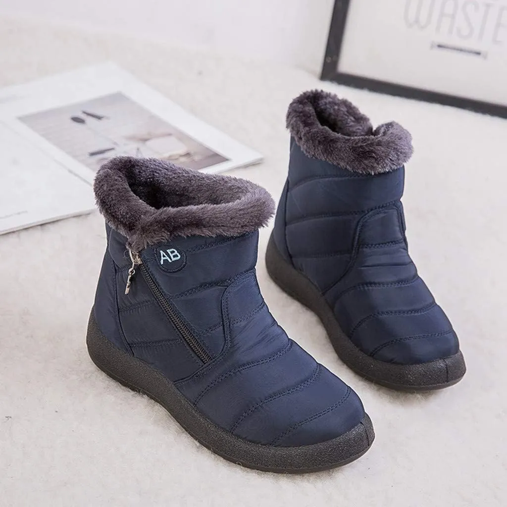Cute Winter Boots Size 4 Woman Womens Mens Snow Boots Winter Shoes Slip on Ankle Booties Boots Women Winter Waterproof Size 11 Womens Winter Fur Lined Boots Womens Warm Winter Boots Waterproof