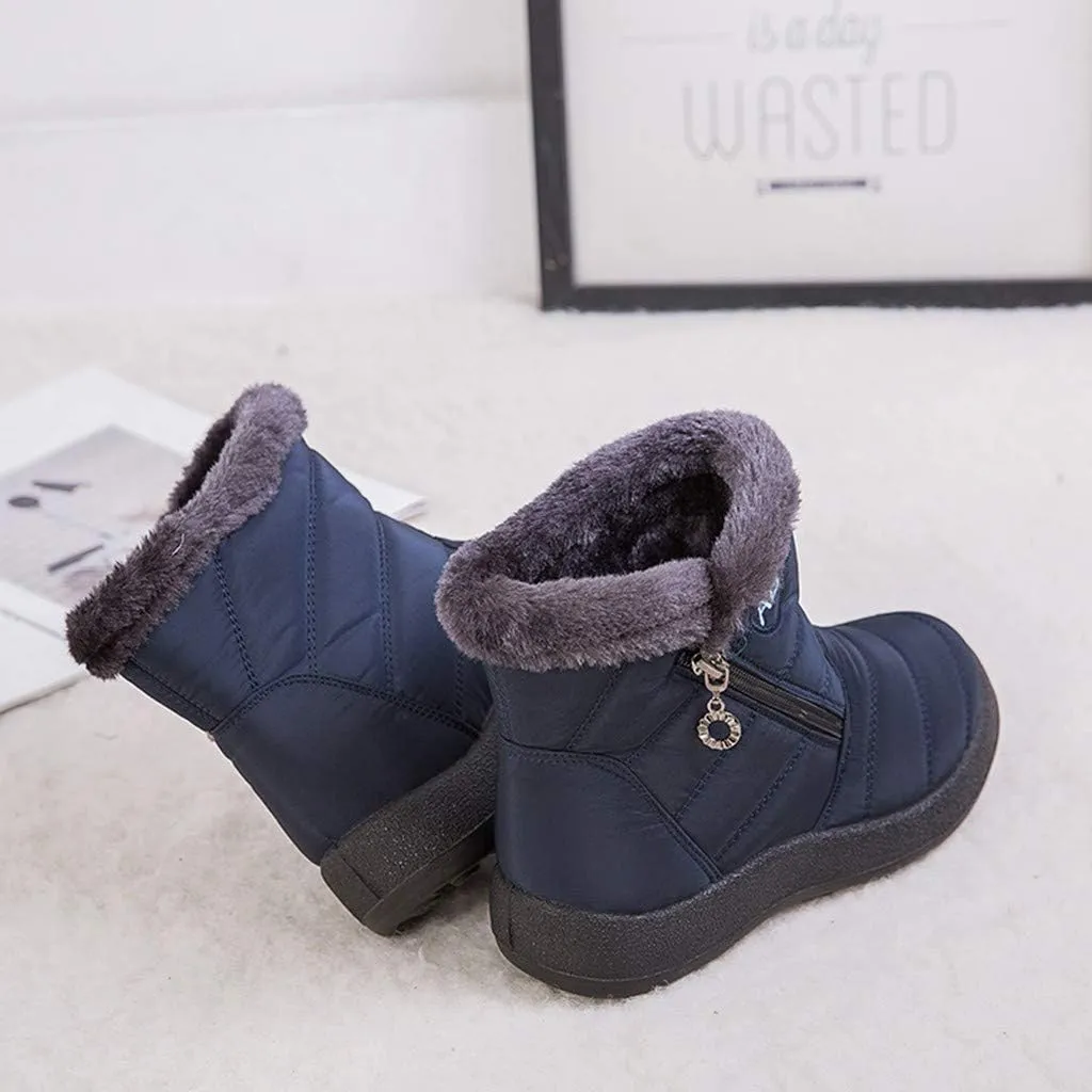 Cute Winter Boots Size 4 Woman Womens Mens Snow Boots Winter Shoes Slip on Ankle Booties Boots Women Winter Waterproof Size 11 Womens Winter Fur Lined Boots Womens Warm Winter Boots Waterproof