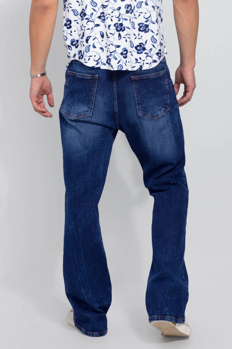 Edgar Space Blue Bootcut Jeans