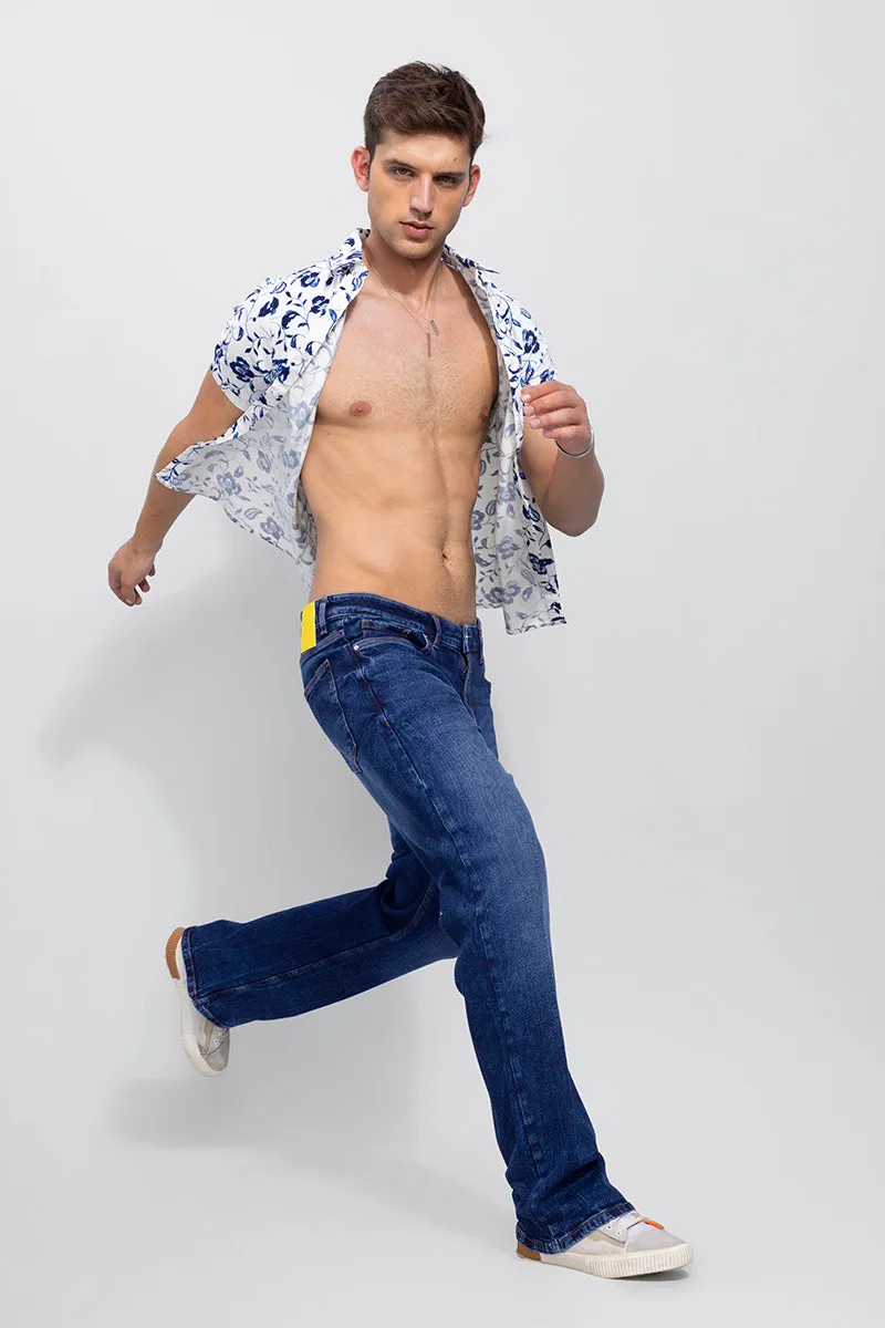 Edgar Space Blue Bootcut Jeans