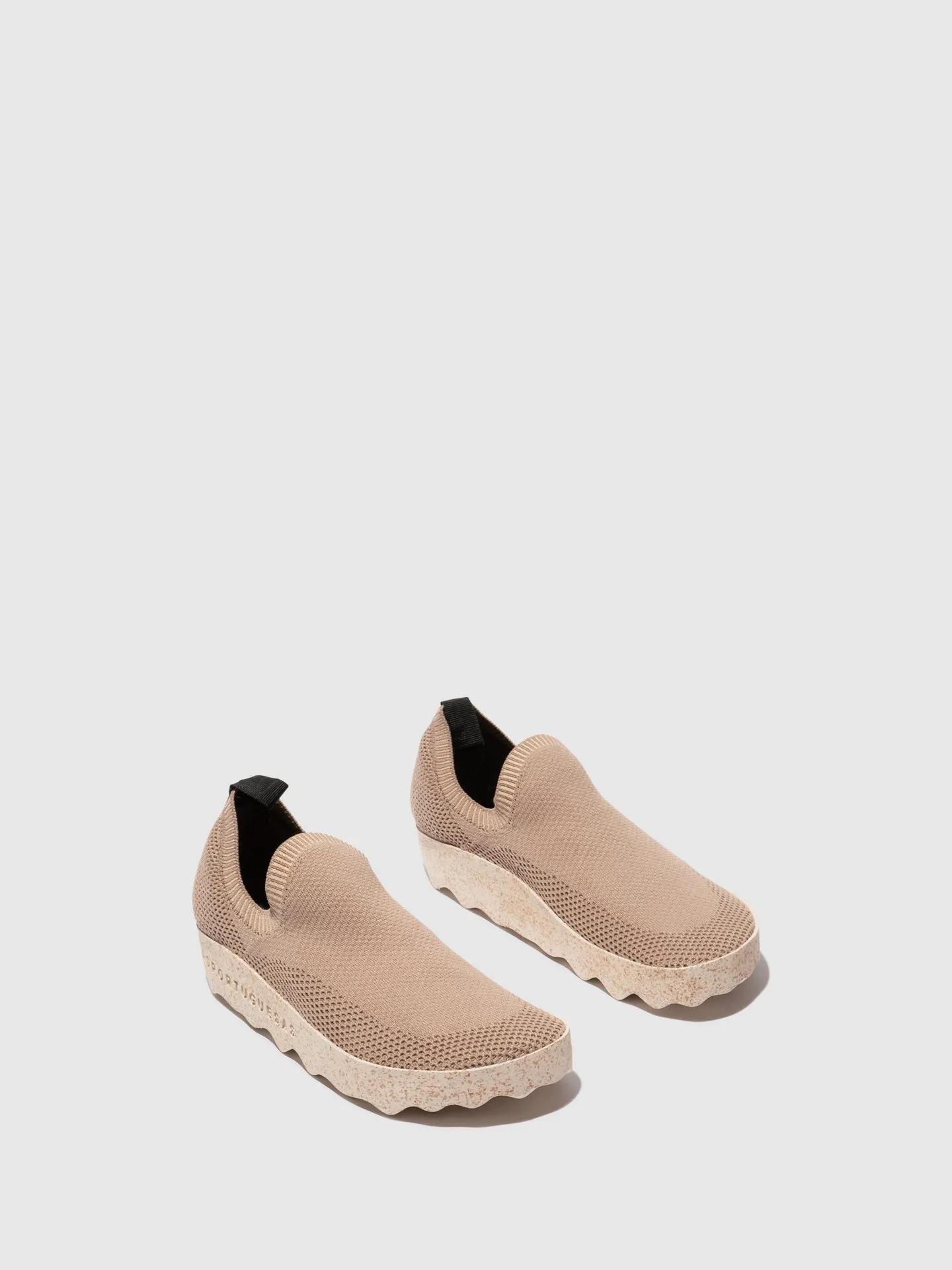 Elasticated Trainers CLIP TAUPE