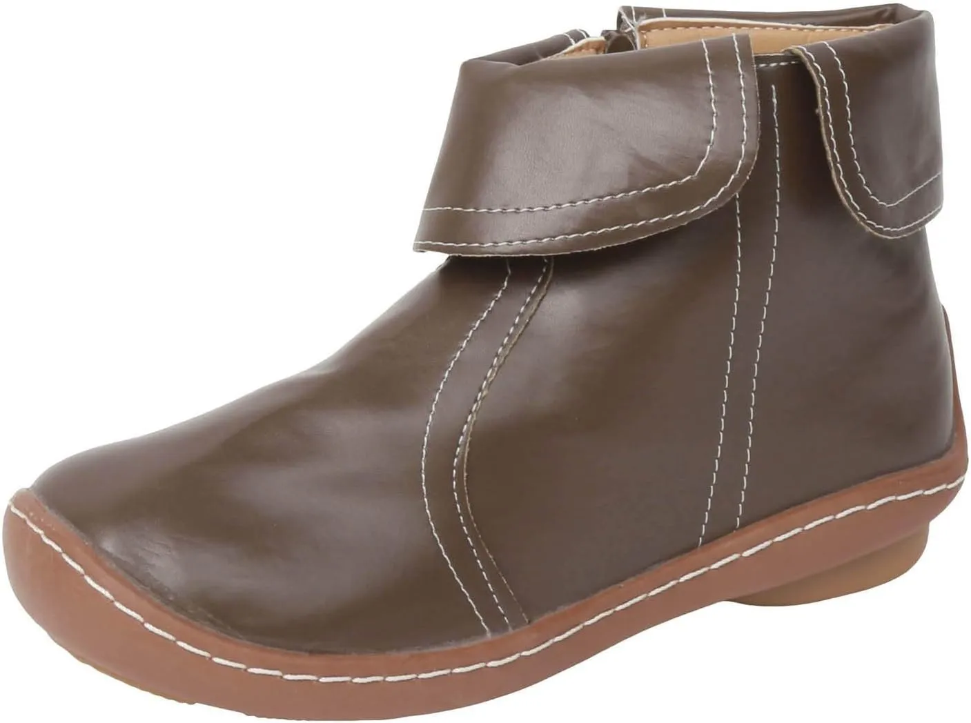 Fall Boots for Women 2024 Ankle Boots Retro Round Toe Fashion Comfortable Flat Side Zipper Lightweight Fall Boots