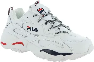 Fila Men's Ray Tracer Sneakers White/Navy/Red 9