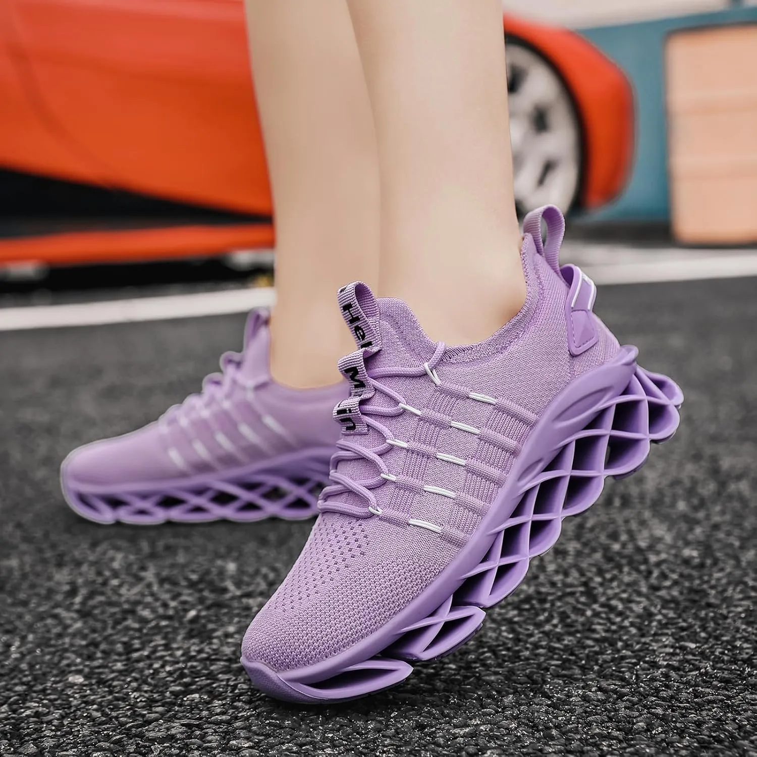Hello MrLin Womens Shoes Lightweight Sneakers for Women Breathable Walking Shoes Women Fashion Casual Slip On Tennis Running Shoes Non Slip