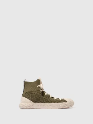 Hi-Top Trainers TRIP 1 OLIVE