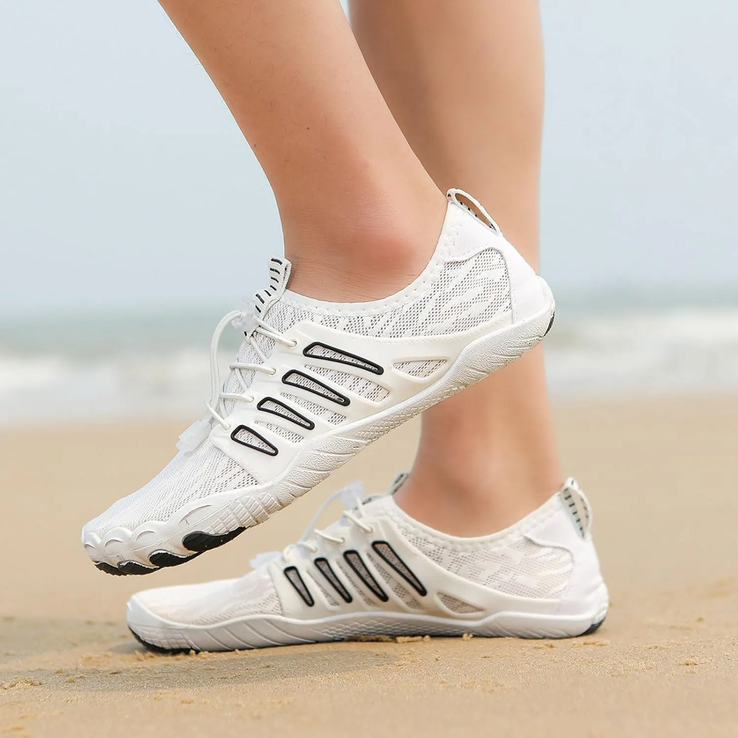 Hike Barefoot Shoes for Womens Mens Footwear, Pro Barefoot Shoes with Wide Toe Box Healthy & Non-Slip, Breathable Trail Running Shoes, Beach Pool Swim Surf Hiking Walking Shoes