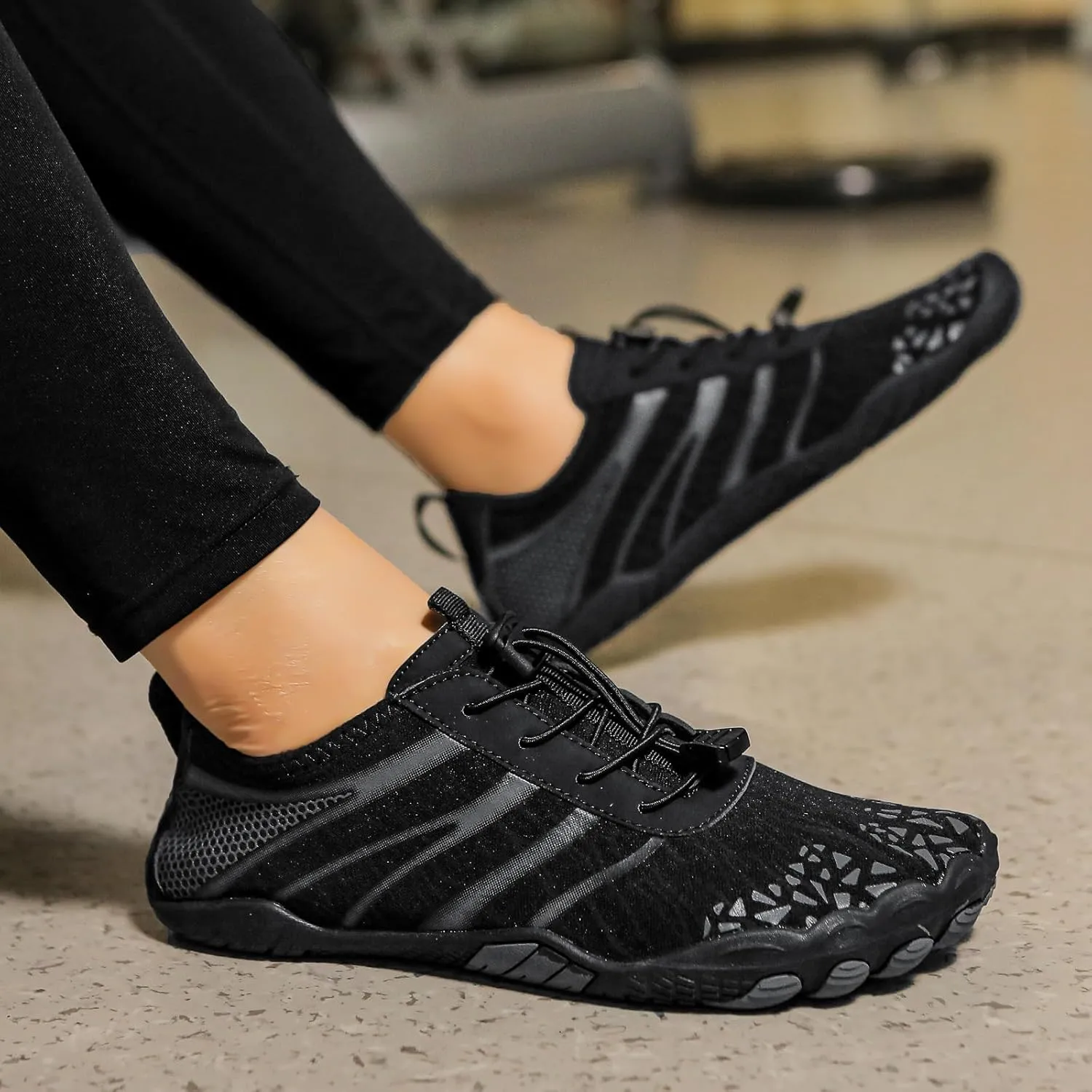 Hike Barefoot Shoes Womens,New Barefoot Footwear, Non-Slip Water Shoes,Breathable & Non-Slip Athletic Footwear,Wide Toe with Hike