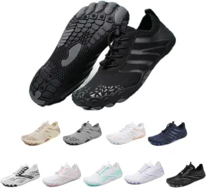 Hike Barefoot Shoes Womens,New Barefoot Footwear, Non-Slip Water Shoes,Breathable & Non-Slip Athletic Footwear,Wide Toe with Hike