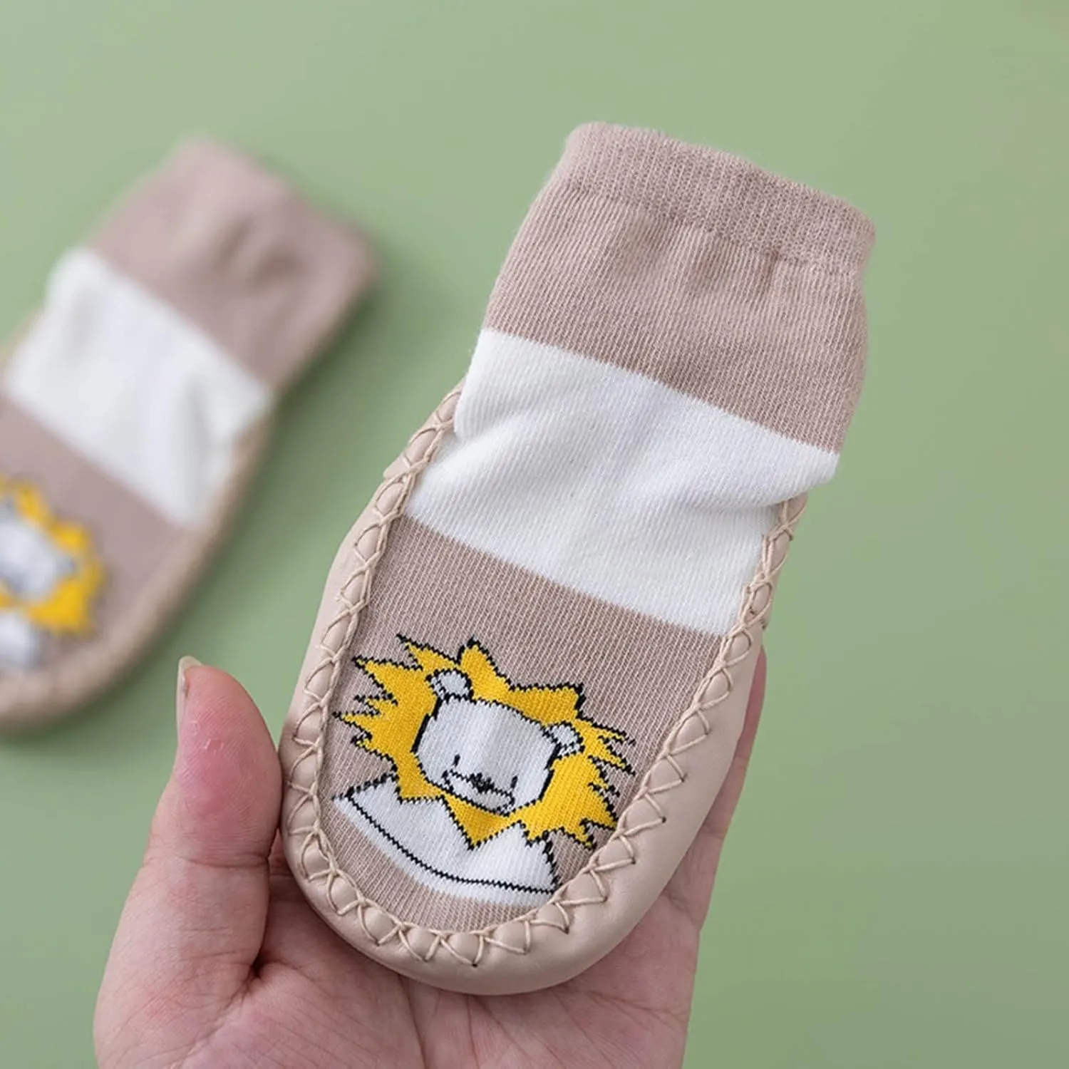 Infant Toddler Shoes Soft Sole Toddler Shoes Cartoon Animal Print Non Slip Breathable Socks Toddler Sandals Size