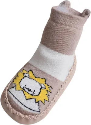 Infant Toddler Shoes Soft Sole Toddler Shoes Cartoon Animal Print Non Slip Breathable Socks Toddler Sandals Size