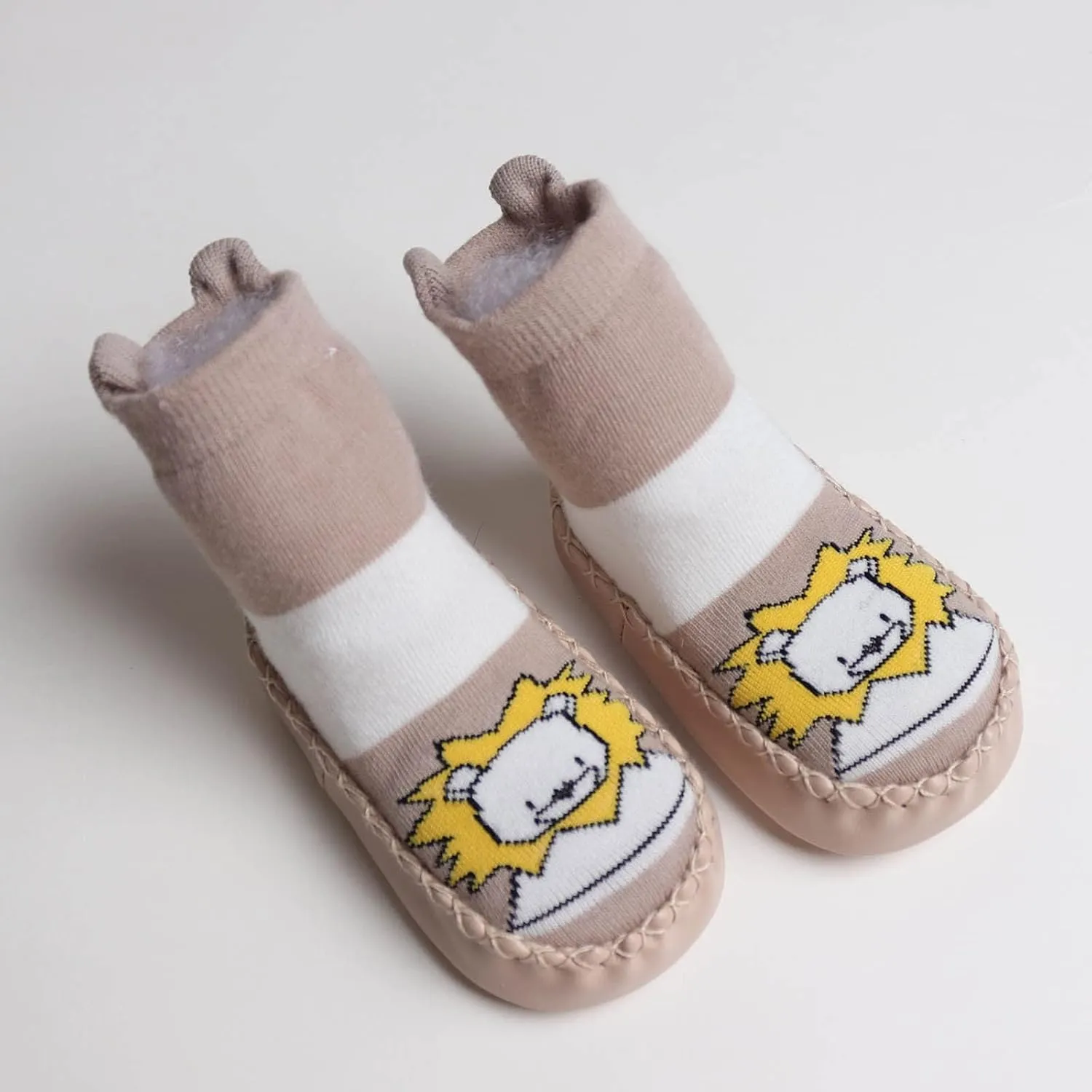 Infant Toddler Shoes Soft Sole Toddler Shoes Cartoon Animal Print Non Slip Breathable Socks Toddler Sandals Size