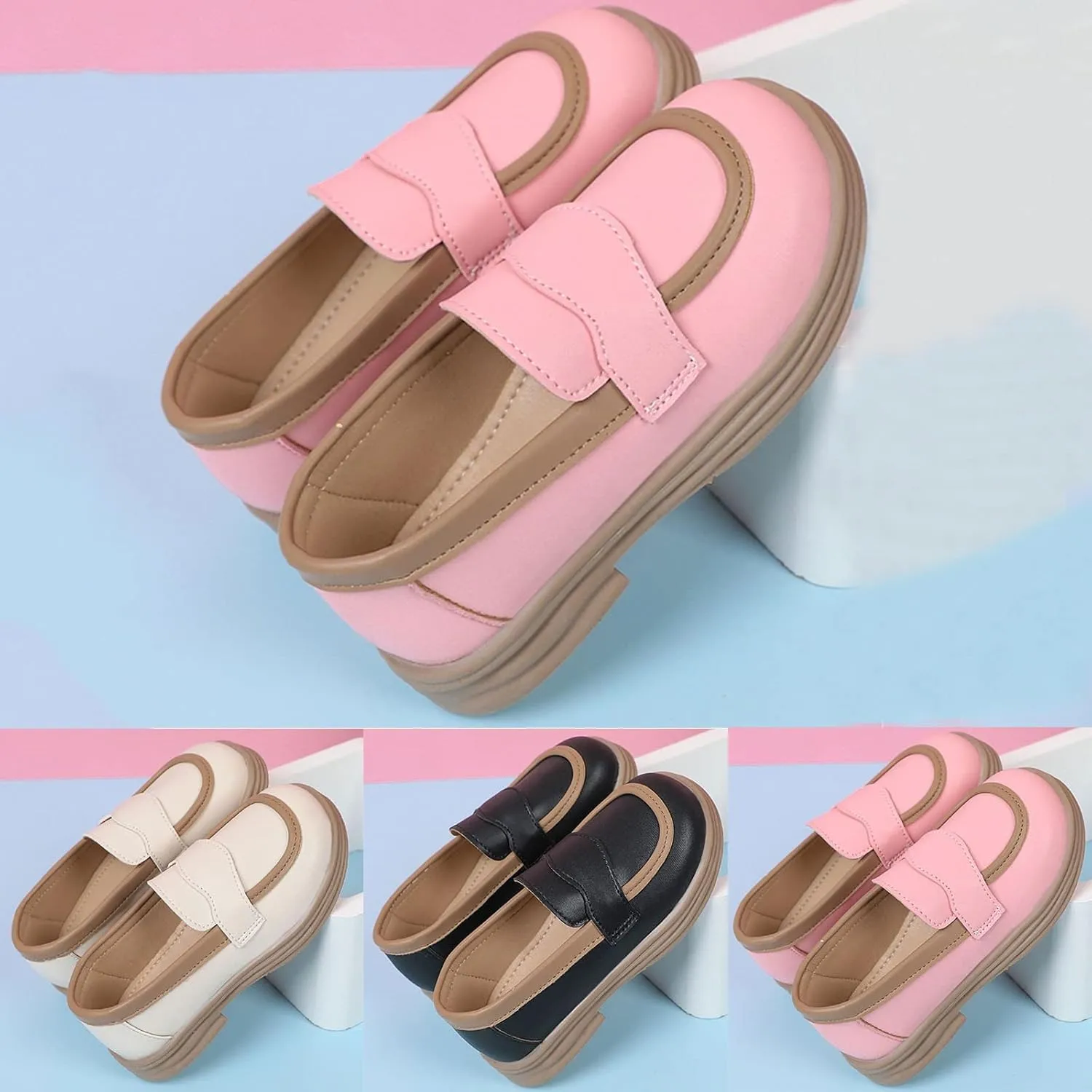 Kids Shoes Children Shoes Chunky Heel Platform Shoes Fashion Casual Children Sandals Low Top Shoes for Toddlers