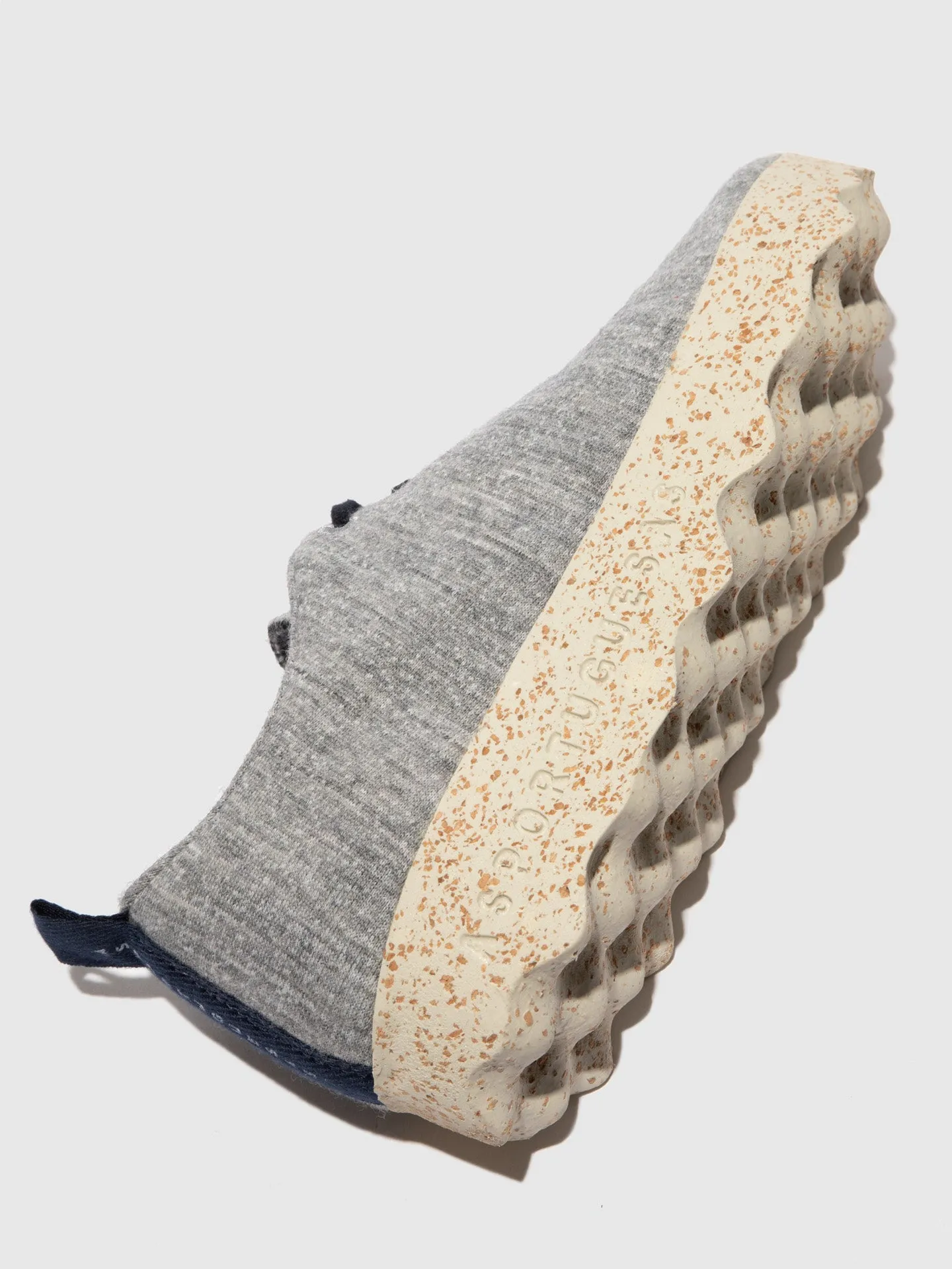 Lace-up Trainers CAMP Grey Merino Wool
