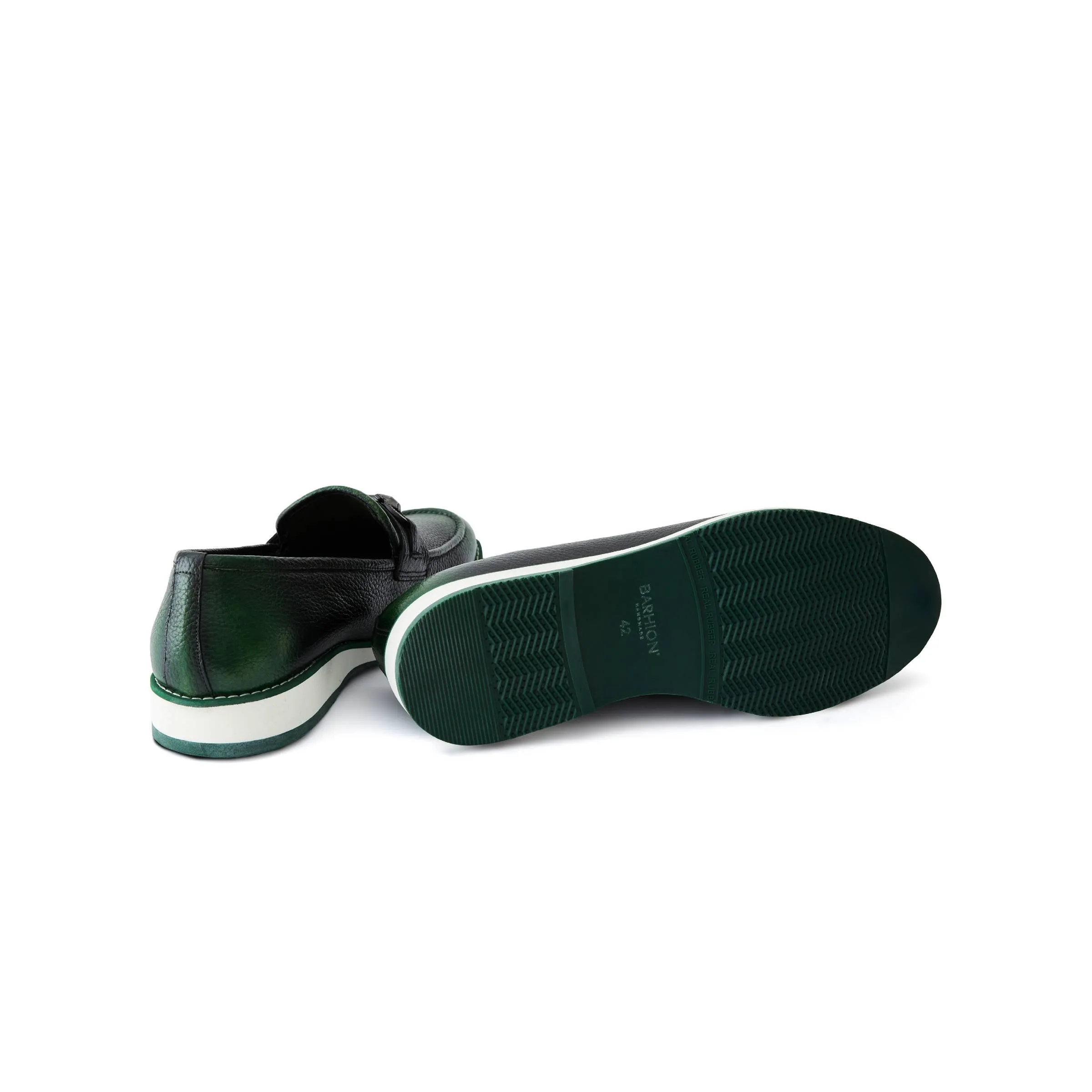 Men's Calf Leather Handmade Moccasin M7035
