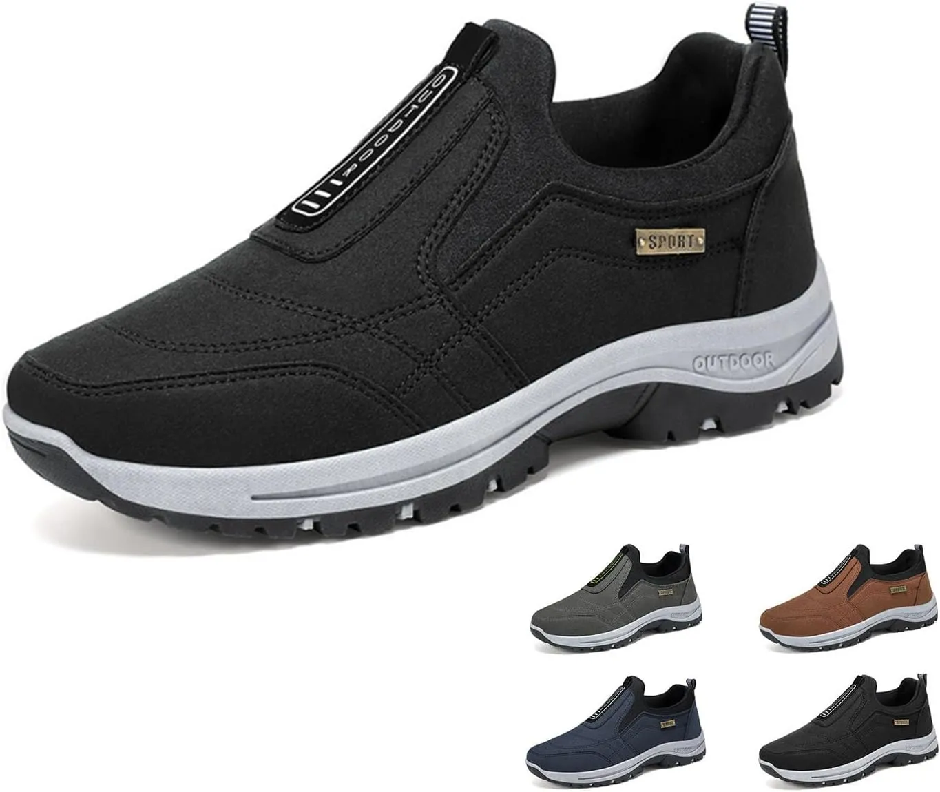 Men's Comfortable Waterproof Orthopedic Walking Shoes, Teresad Shoes Men, Breathable Walking Shoes for Men