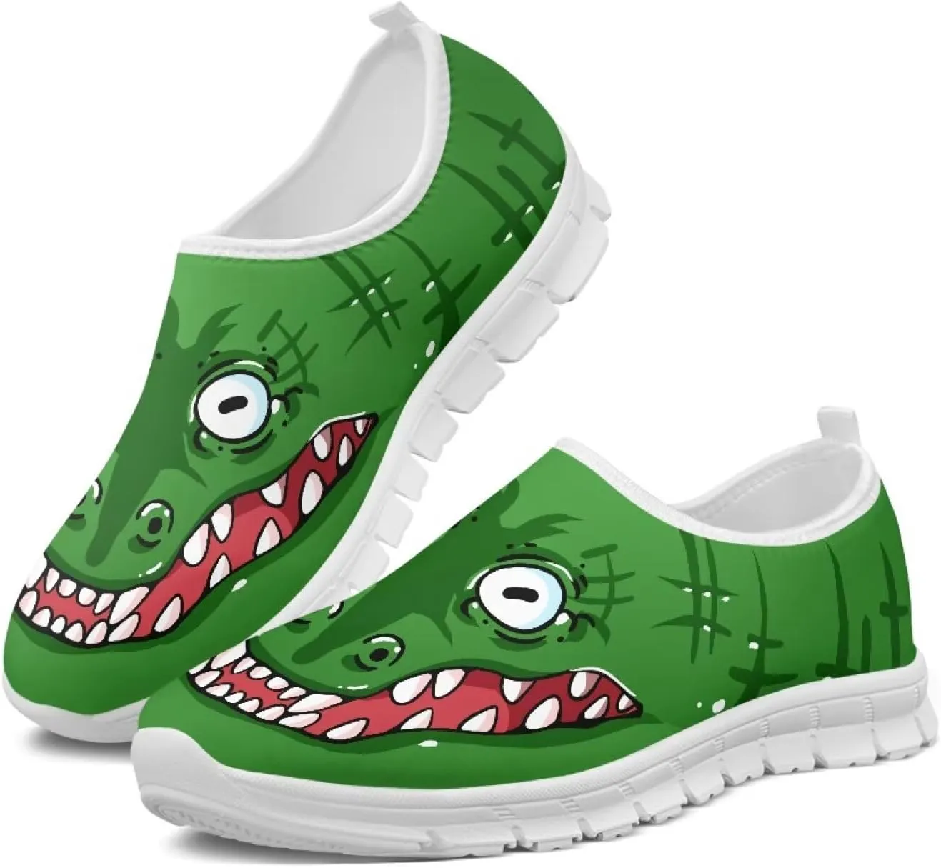Men's Running Shoes Lightweight Breathable Walking Sneakers EVA Fashion Non Slip Athletic Shoe for Fitness Workout Size 5-14 White Sole