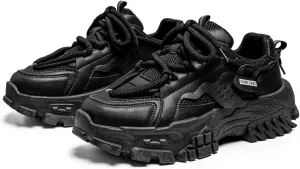 Men's Trendy Stylish Sneakers, Comfortable Wear-Resistant Skateboard Shoes for All Seasons, Tennis Work Walking Shoes