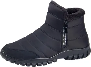 Mens Winter Snow Boots, Waterproof Boots Warm Duck Shoes Lightweight Hiking Boot Work Boots for Women