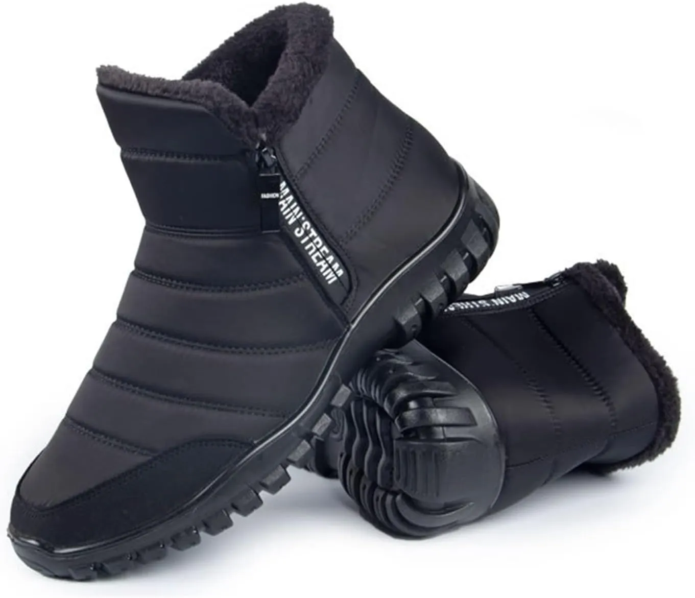 Mens Winter Snow Boots, Waterproof Boots Warm Duck Shoes Lightweight Hiking Boot Work Boots for Women