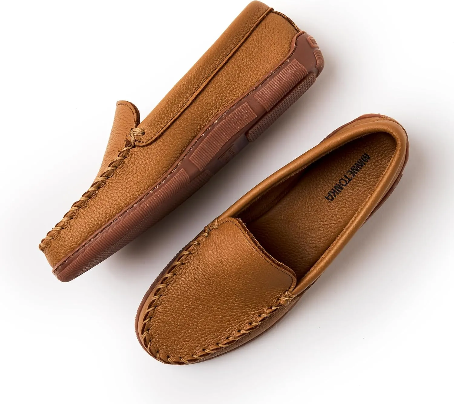 Minnetonka Men's Moosehide Leather Moccasins