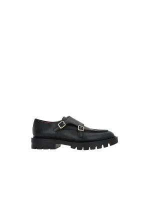 Monk Strap Shoes in Leather