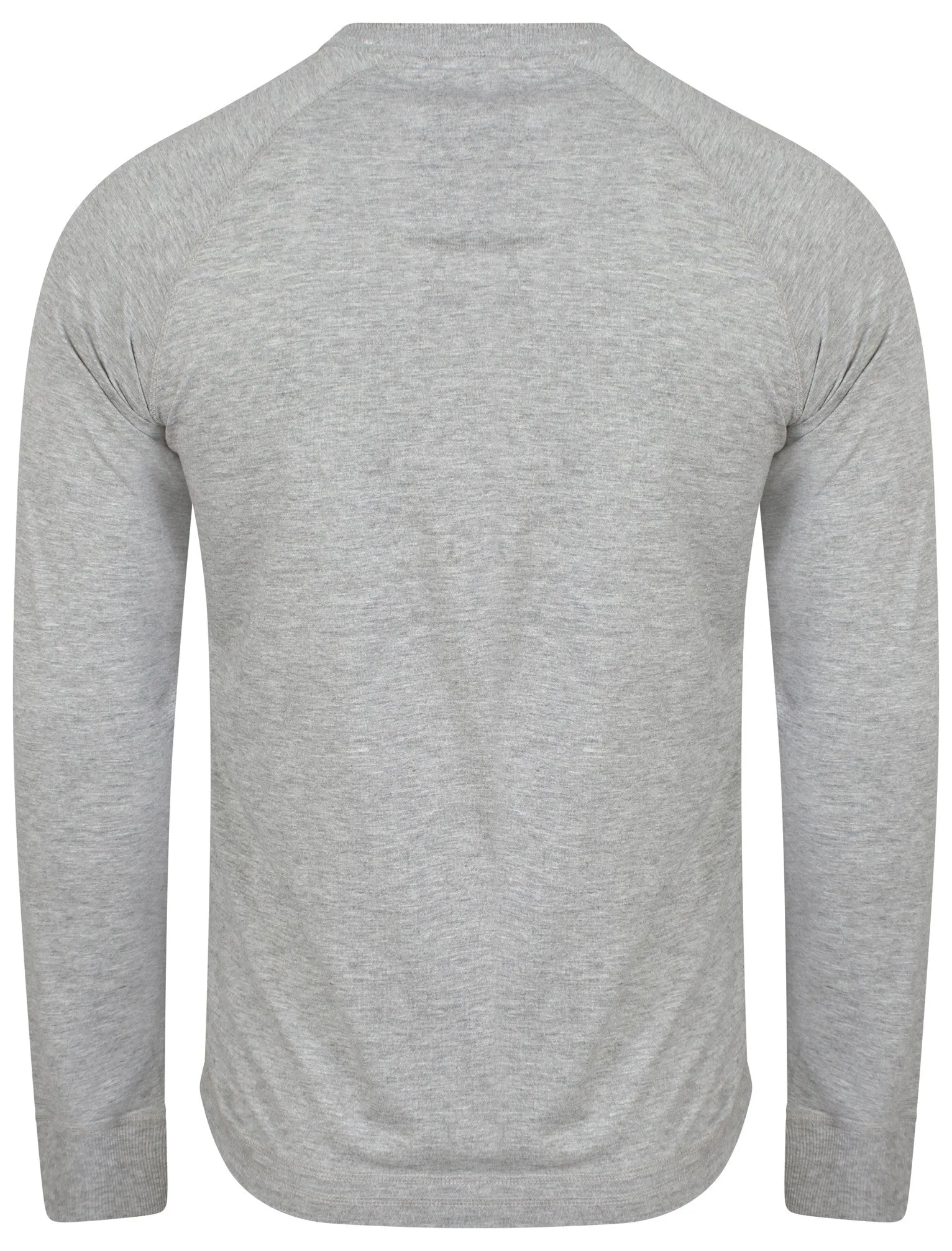 Newick Harbour Henley Sweatshirt in Light Grey Marl - Tokyo Laundry