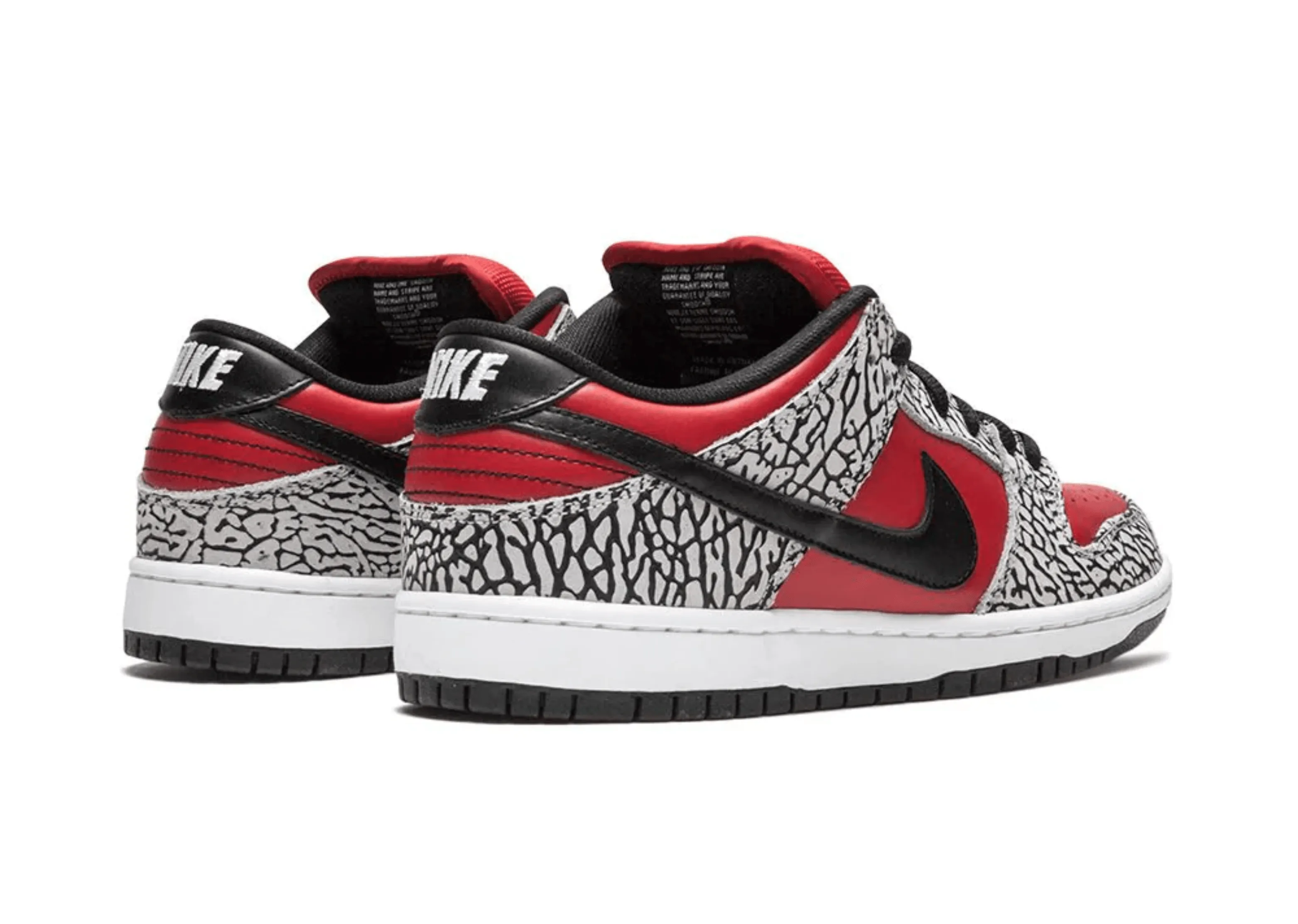 Nike Dunk Sb Low X Supreme Red Cement