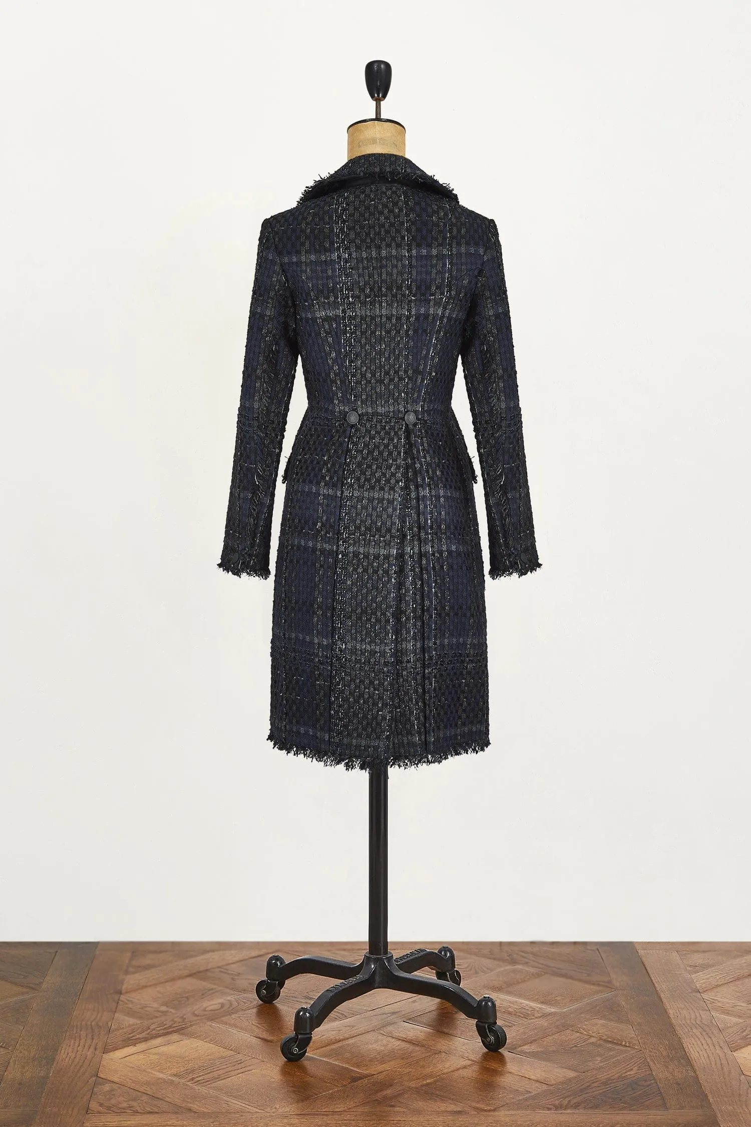 Rag & Bone Wool Black/Navy Coat AGC1580