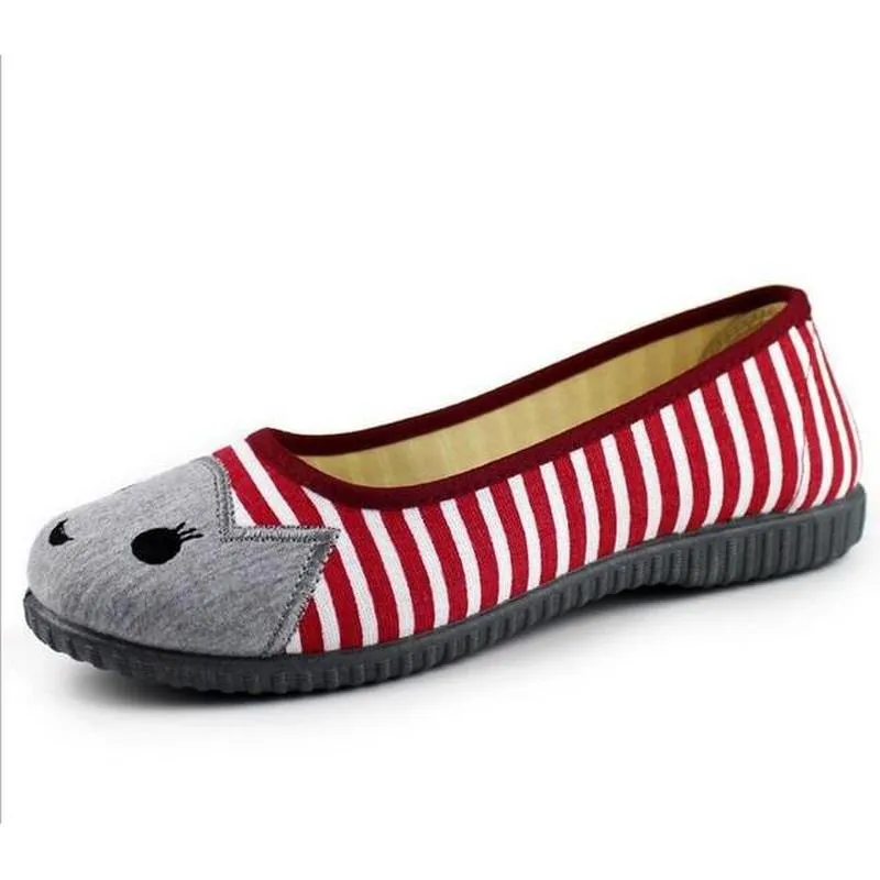 RedBlue Cat Flats - Women's shoes
