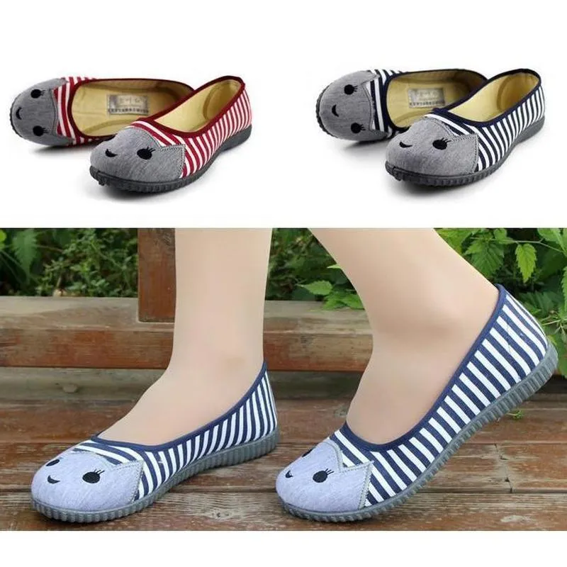 RedBlue Cat Flats - Women's shoes