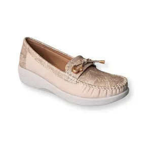 Redz Womens Loafer 18386 Beige Multi