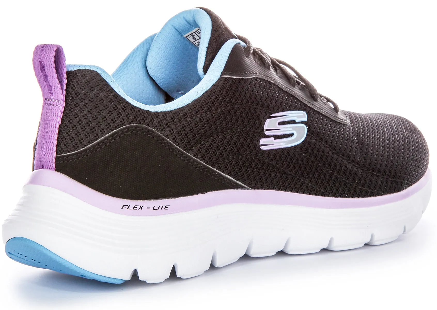 Skechers Flex Appeal 5.0 In Black Multi For Women